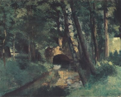 Die kleine Brücke von Camille Jacob Pissarro
